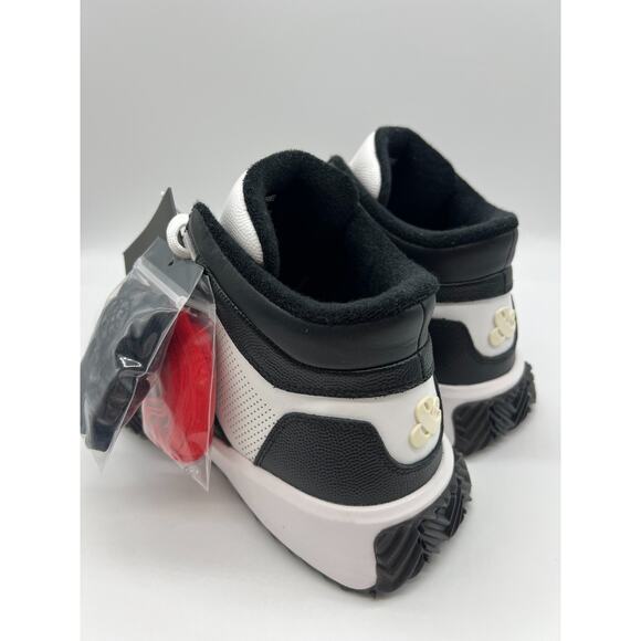 G/Fore G.112 Leather Mid-Top Street Shoe Black/White Men\'s Size 11.5 New main image 5